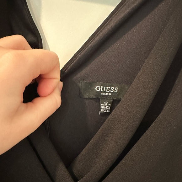 Guess size 12 formal black midi dress - Picture 5 of 5